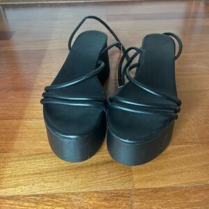 Tony Bianco Black Women's Platform Sandals